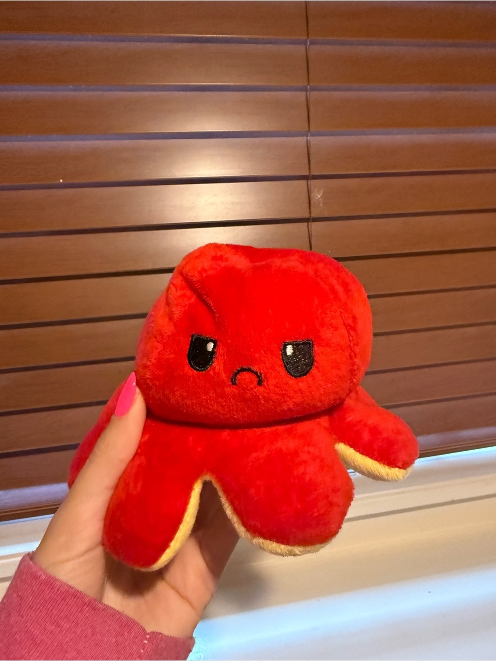 Octopus Plush Toy - Reversible Mood Plush